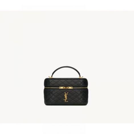 Saint Laurent Çanta Gaby Vanity Siyah - Yves Saint Laurent Canta Saint Laurent Women Bag Ysl Canta Gaby Vanity Siyah