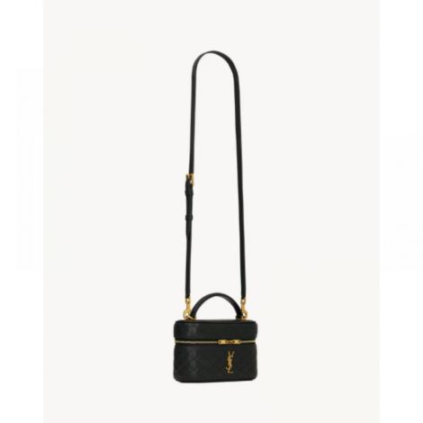 Saint Laurent Çanta Gaby Vanity Siyah - Yves Saint Laurent Canta Saint Laurent Women Bag Ysl Canta Gaby Vanity Siyah