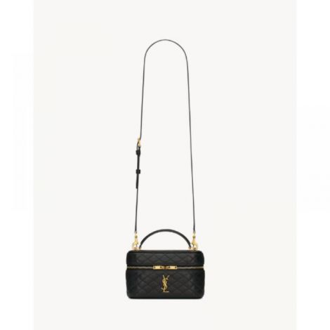 Saint Laurent Çanta Gaby Vanity Siyah - Yves Saint Laurent Canta Saint Laurent Women Bag Ysl Canta Gaby Vanity Siyah