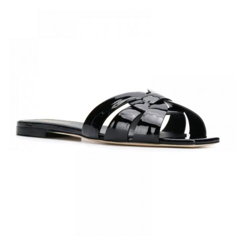 Yves Saint Laurent Terlik Siyah - Saint Laurent Kadin Terlik Siyah