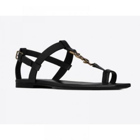 Yves Saint Laurent Cassandra Sandalet Siyah - Yves Saint Laurent Kadin Sandalet Yves Saint Laurent Sandalet Yves Saint Laurent Woman Sandals Yves Saint Laurent Cassandra Sandalet Siyah