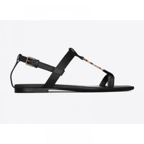 Yves Saint Laurent Cassandra Sandalet Siyah - Yves Saint Laurent Kadin Sandalet Yves Saint Laurent Sandalet Yves Saint Laurent Woman Sandals Yves Saint Laurent Cassandra Sandalet Siyah